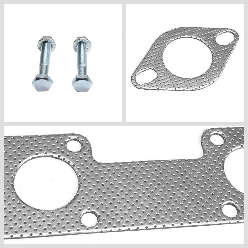 BFC Aluminum Graphite Exhaust Gasket Replacement For 89-90 Nissan 240SX S13 2.4L-Exhaust Systems-BuildFastCar-BFC-12-1103