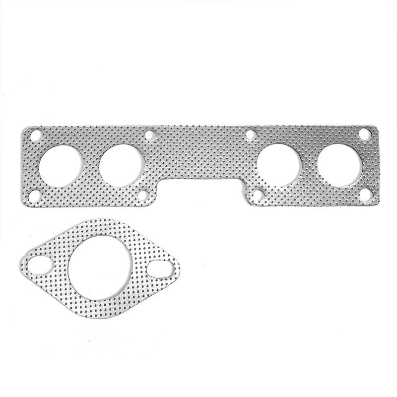 BFC Aluminum Graphite Exhaust Gasket Replacement For 89-90 Nissan 240SX S13 2.4L-Exhaust Systems-BuildFastCar-BFC-12-1103