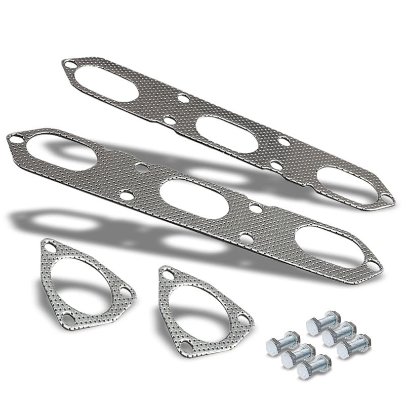 BFC Aluminum Graphite Exhaust Gasket Replacement For 97-08 Porsche Boxster/911-Exhaust Systems-BuildFastCar-BFC-12-1107