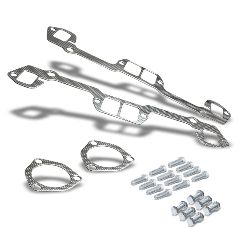 BFC Aluminum Graphite Exhaust Gasket For 64-03 Mopar Small Block LA V8 Engines