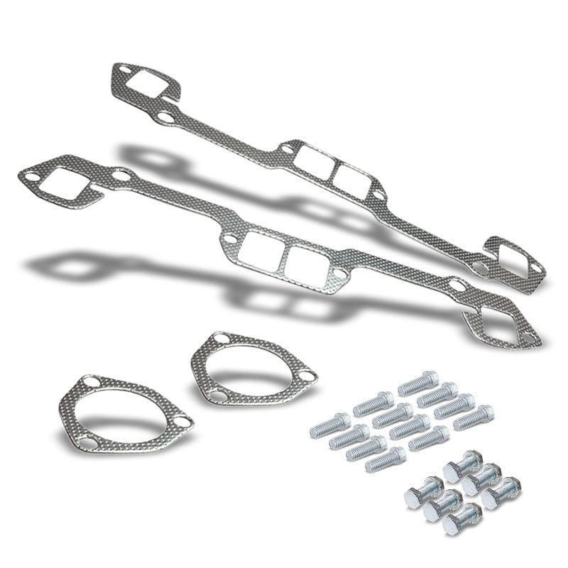 BFC Aluminum Graphite Exhaust Gasket For 99-03 Dodge Ram Van 1500 Base 5.2L/5.9L-Exhaust Systems-BuildFastCar-BFC-12-1113