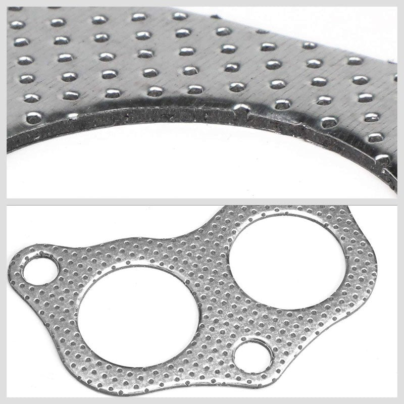 BFC Aluminum Graphite Exhaust Gasket Replacement For 98-05 Subaru Impreza 2.5L-Exhaust Systems-BuildFastCar-BFC-12-1114