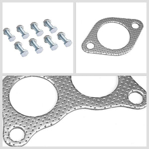 BFC Aluminum Graphite Exhaust Gasket Replacement For 98-05 Subaru Impreza 2.5L-Exhaust Systems-BuildFastCar-BFC-12-1114