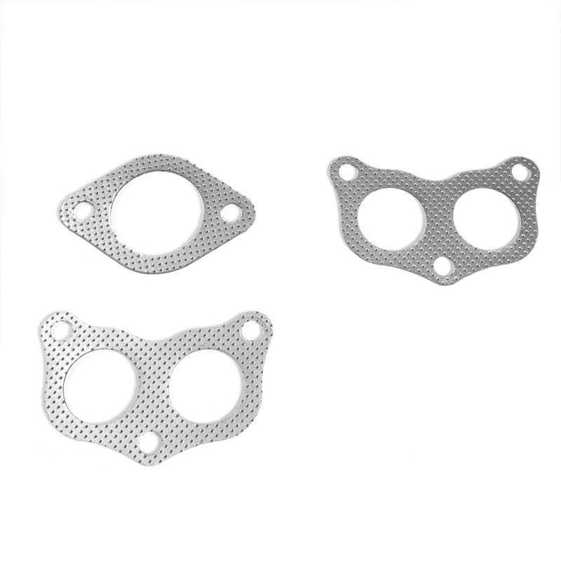 BFC Aluminum Graphite Exhaust Gasket Replacement For 98-05 Subaru Impreza 2.5L-Exhaust Systems-BuildFastCar-BFC-12-1114
