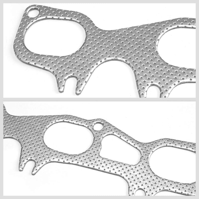 BFC Aluminum Graphite Exhaust Gasket Replacement For 06-10 Charger SRT8 6.1L V8-Exhaust Systems-BuildFastCar-BFC-12-1115