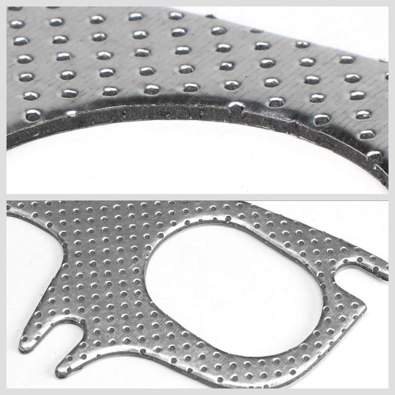BFC Aluminum Graphite Exhaust Gasket Replacement For 06-10 Charger SRT8 6.1L V8-Exhaust Systems-BuildFastCar-BFC-12-1115