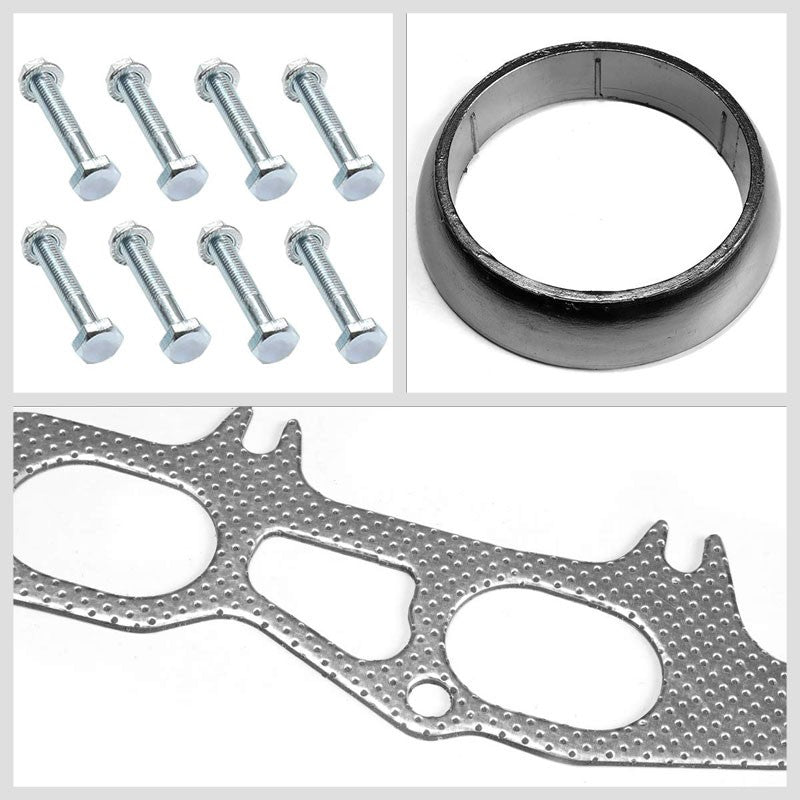 BFC Aluminum Graphite Exhaust Gasket Replacement For 06-10 Charger SRT8 6.1L V8-Exhaust Systems-BuildFastCar-BFC-12-1115