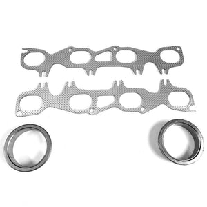 BFC Aluminum Graphite Exhaust Gasket Replacement For 06-10 Charger SRT8 6.1L V8-Exhaust Systems-BuildFastCar-BFC-12-1115