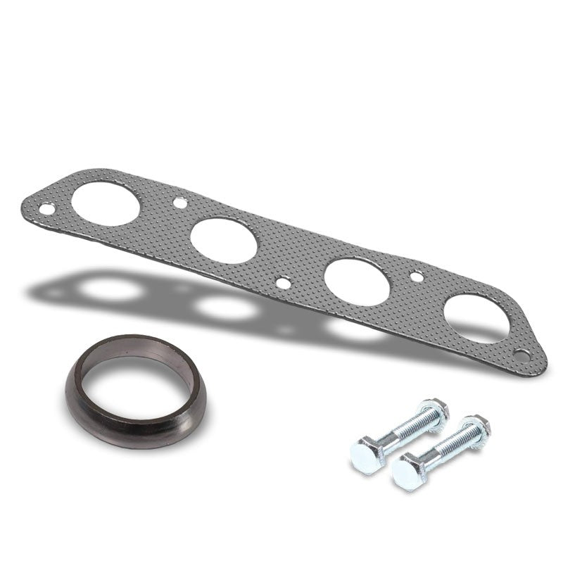BFC Aluminum Graphite Exhaust Gasket Replacement For 09-13 Toyota Corolla 1.8L-Exhaust Systems-BuildFastCar-BFC-12-1121