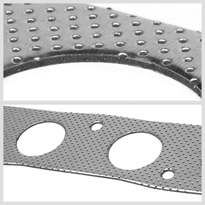 BFC Aluminum Graphite Exhaust Gasket Replacement For 09-13 Toyota Corolla 1.8L-Exhaust Systems-BuildFastCar-BFC-12-1121