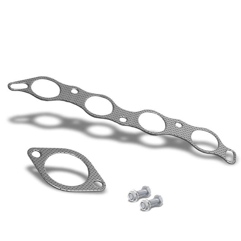 BFC Aluminum Graphite Exhaust Gasket For 85-87 Toyota Corolla AE86 1.6L DOHC-Exhaust Systems-BuildFastCar-BFC-12-1123