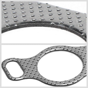 BFC Aluminum Graphite Exhaust Gasket For 85-87 Toyota Corolla AE86 1.6L DOHC-Exhaust Systems-BuildFastCar-BFC-12-1123