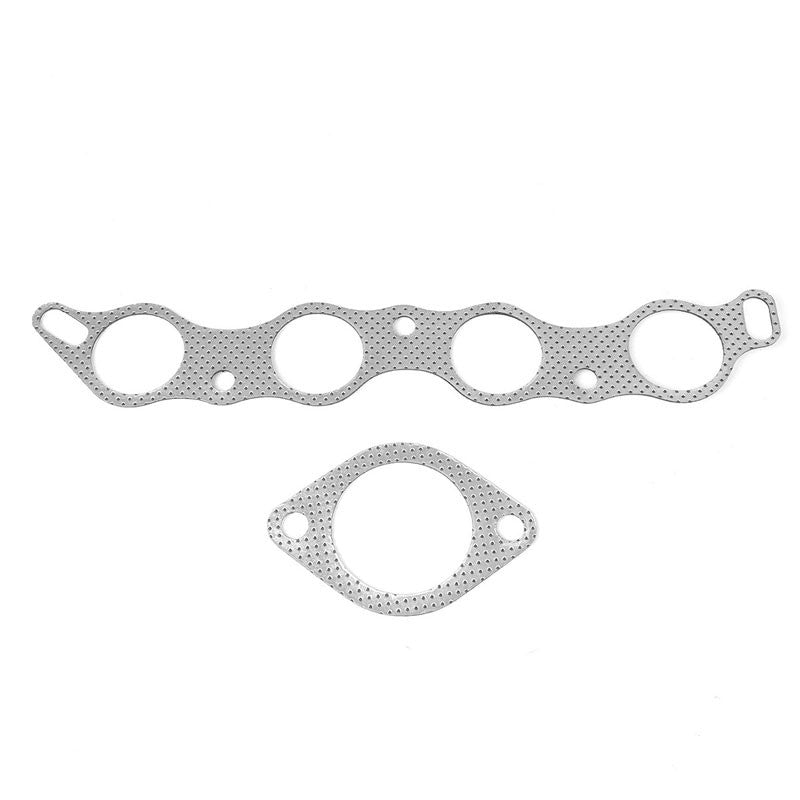 BFC Aluminum Graphite Exhaust Gasket For 85-87 Toyota Corolla AE86 1.6L DOHC-Exhaust Systems-BuildFastCar-BFC-12-1123