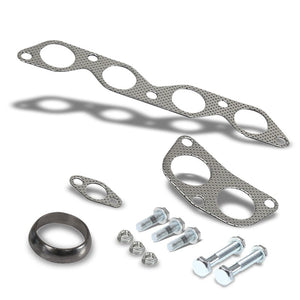 BFC Aluminum Graphite Exhaust Gasket For 93-97 Toyota Corolla 1.6L/1.8L DOHC-Exhaust Systems-BuildFastCar-BFC-12-1125