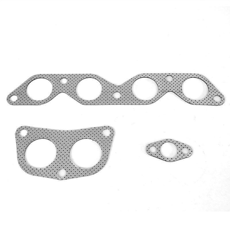 BFC Aluminum Graphite Exhaust Gasket For 93-97 Toyota Corolla 1.6L/1.8L DOHC-Exhaust Systems-BuildFastCar-BFC-12-1125