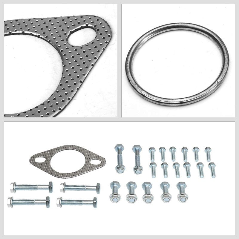 BFC Aluminum Graphite Exhaust Gasket Replacement For 95-04 Toyota Tacoma 3.4L V6-Exhaust Systems-BuildFastCar-BFC-12-1126