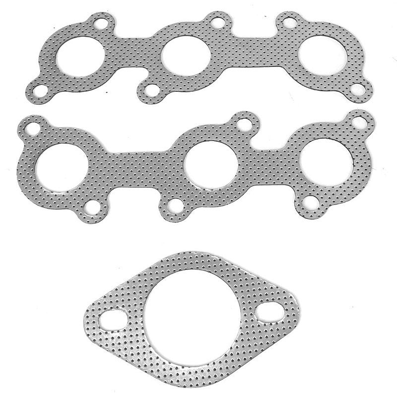 BFC Aluminum Graphite Exhaust Gasket Replacement For 95-04 Toyota Tacoma 3.4L V6-Exhaust Systems-BuildFastCar-BFC-12-1126