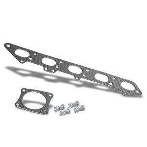 BFC Aluminum Graphite Exhaust Gasket Replacement For 93-97 Volvo 850 2.4L DOHC-Exhaust Systems-BuildFastCar-BFC-12-1127