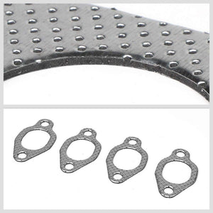 BFC Aluminum Graphite Exhaust Gasket Replacement For 80-99 Volkswagen Jetta-Exhaust Systems-BuildFastCar-BFC-12-1129