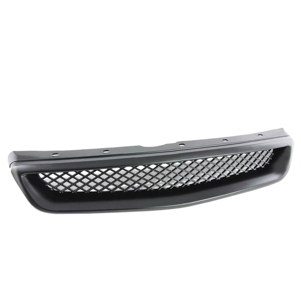 99-00 Civic EK Glossy Black Type-R Mesh Style Front Grille