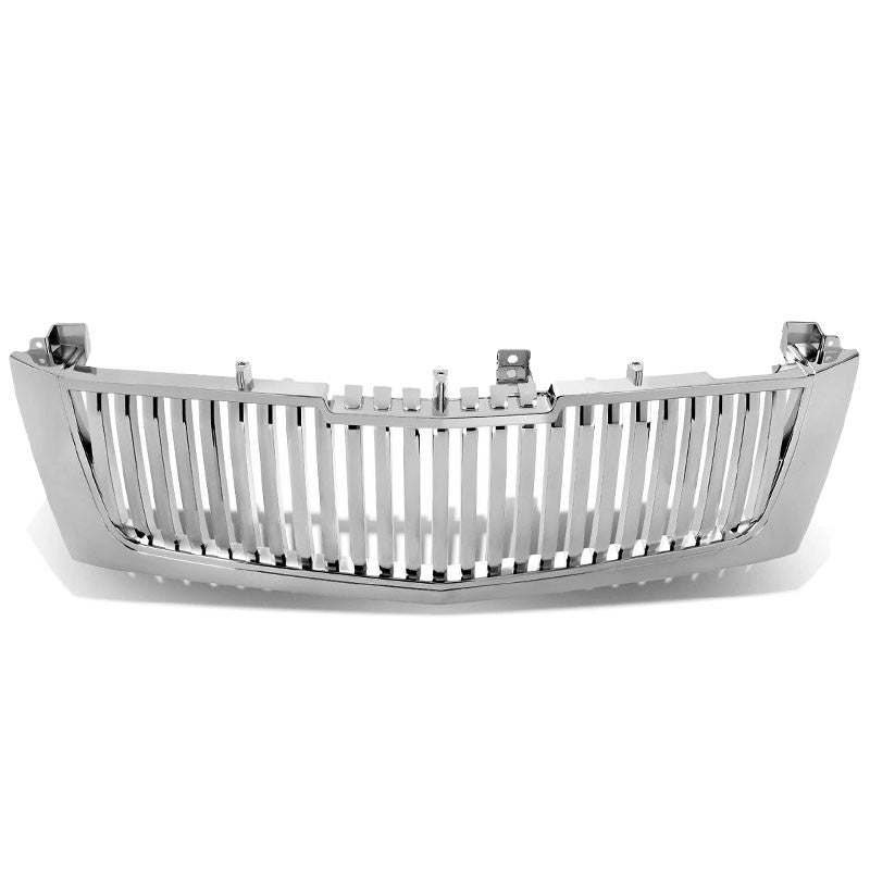 Chrome Vertical Style Replacement Front Grille For 02-06 Escalade/EXT/ESV Base-Exterior-BuildFastCar