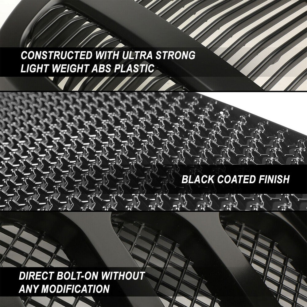 abs-plastic-matte-black-badgeless-fence-front-grille-for-01-06-chevy-tahoe