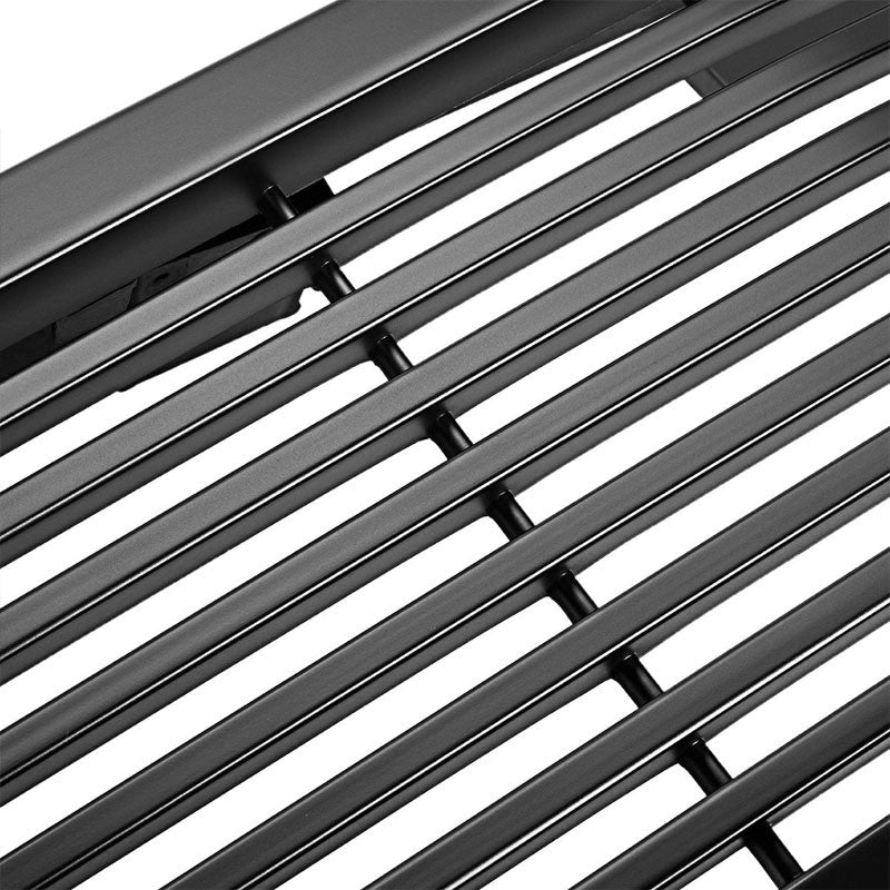 Black Vent Style Replacement Front Grille For Chevrolet 98-04 Blazer 4.3L V6-Exterior-BuildFastCar