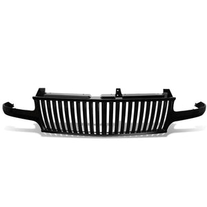Black Vertical Style Replacement Front Grille For 00-06 Suburban 1500/2500 V8-Exterior-BuildFastCar