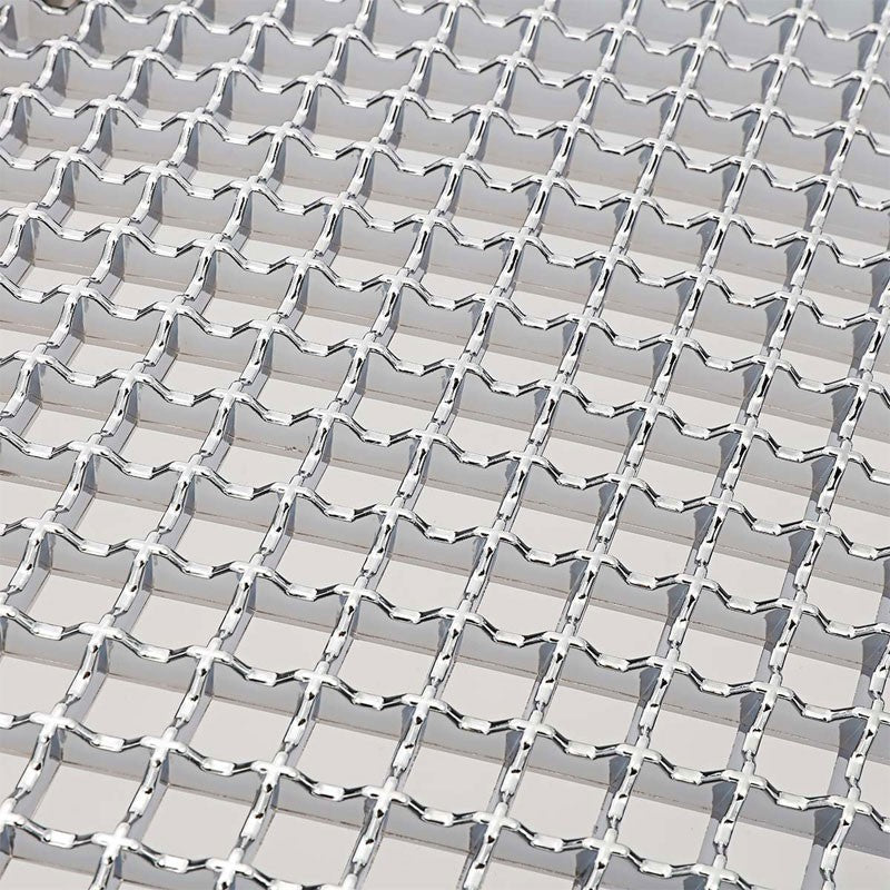 Chrome Diamond Mesh Style Replacement Front Grille For 05-10 300 V6/V8 DOHC/SOHC-Exterior-BuildFastCar