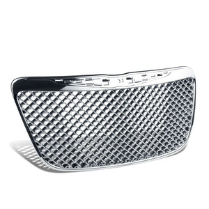 Chrome Diamond Mesh Style Replacement Grille For 11-13 300 V6/V8 3.6L/5.7/6.4L-Exterior-BuildFastCar