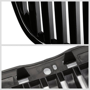 Black Vertical Style Replacement Grille For 11-13 300 LD V6/V8 3.6L/5.7/6.4L-Exterior-BuildFastCar