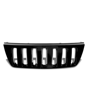 Black Vertical Style Replacement Front Grille For Jeep 99-04 Grand Cherokee WJ-Exterior-BuildFastCar