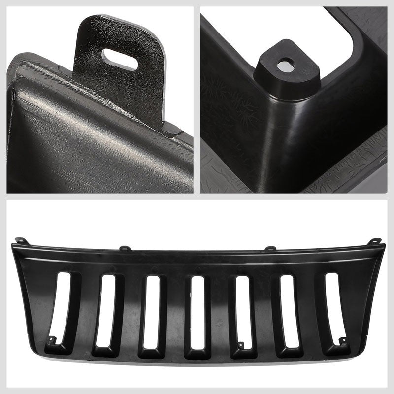 Black Vertical Style Replacement Front Grille For Jeep 99-04 Grand Cherokee WJ-Exterior-BuildFastCar