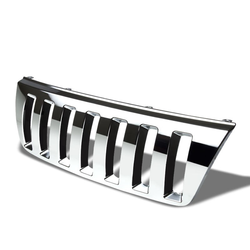 Chrome Vertical Style Replacement Front Grille For Jeep 99-04 Grand Cherokee WJ-Exterior-BuildFastCar