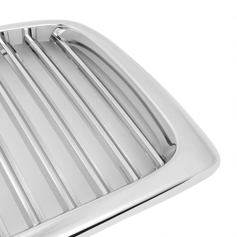 Chrome Vertical Style Replacement Grille For 02-05 Ram 1500/2500/3500 V8/V10-Exterior-BuildFastCar