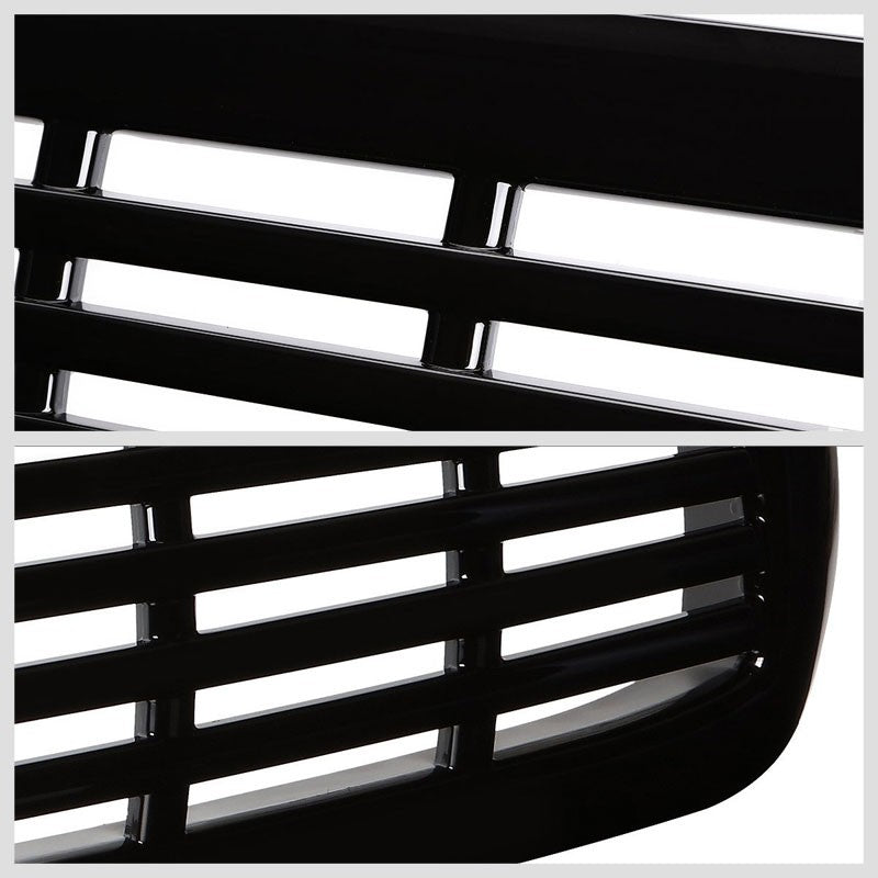 Black Vent Style Replacement Front Grille For Dodge 97-04 Dakota DN L4/V6/V8-Exterior-BuildFastCar