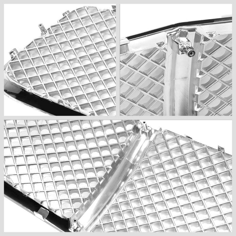 Chrome Diamond Mesh Style Replacement Grille For 11-14 Charger LX Sedan V6/V8-Grilles-BuildFastCar