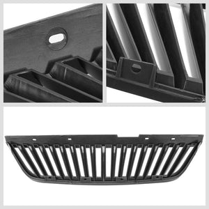 Black Vertical Style Replacement Front Grille For Ford 99-04 Mustang SN-95 V8-Exterior-BuildFastCar