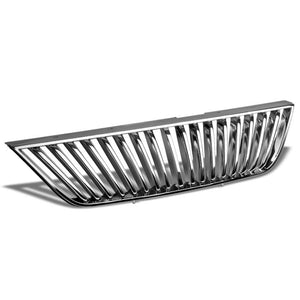 Chrome Vertical Style Replacement Front Grille For Ford 99-04 Mustang SN-95 V8-Exterior-BuildFastCar