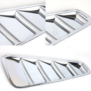 Chrome Vent Louver Replacement Side Window For 05-14 Mustang Coupe D2C V8/V6-Body Hardware/Replacement-BuildFastCar