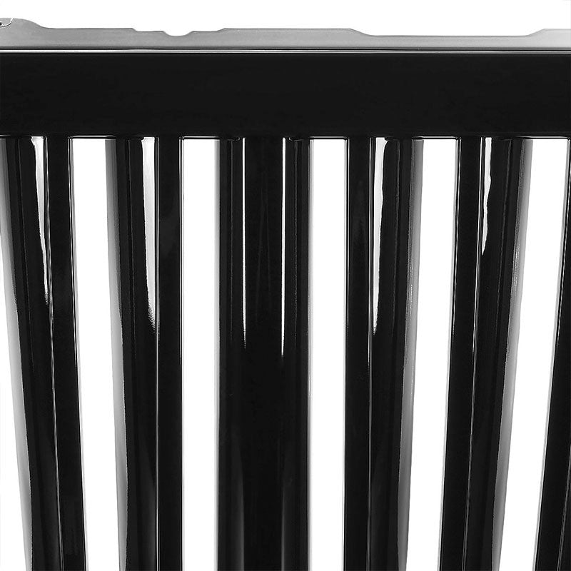 Black Vertical Style Replacement Grille For Ford 04-05 Ranger 2.3L/3.0L/4.0L-Exterior-BuildFastCar