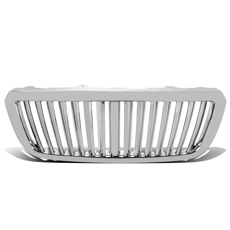 Chrome Vertical Style Replacement Grille For Ford 04-05 Ranger 2.3L/3.0L/4.0L-Exterior-BuildFastCar
