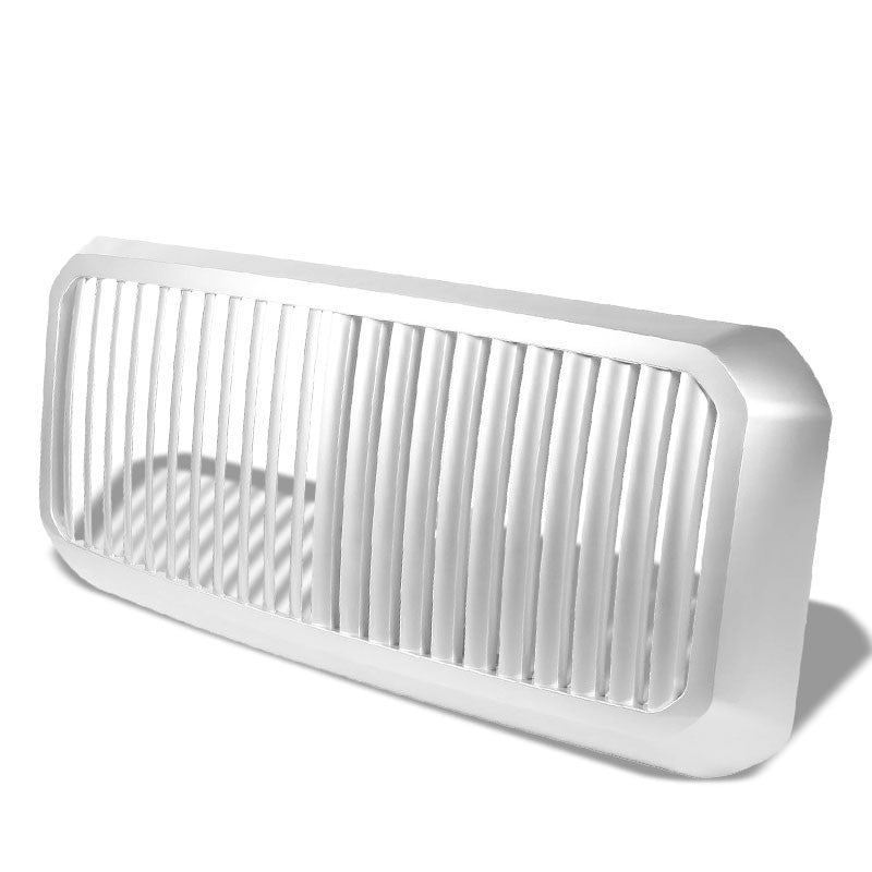 Silver Vertical Style Replacement Front Grille For 11-16 Ford F-350 Super Duty-Exterior-BuildFastCar