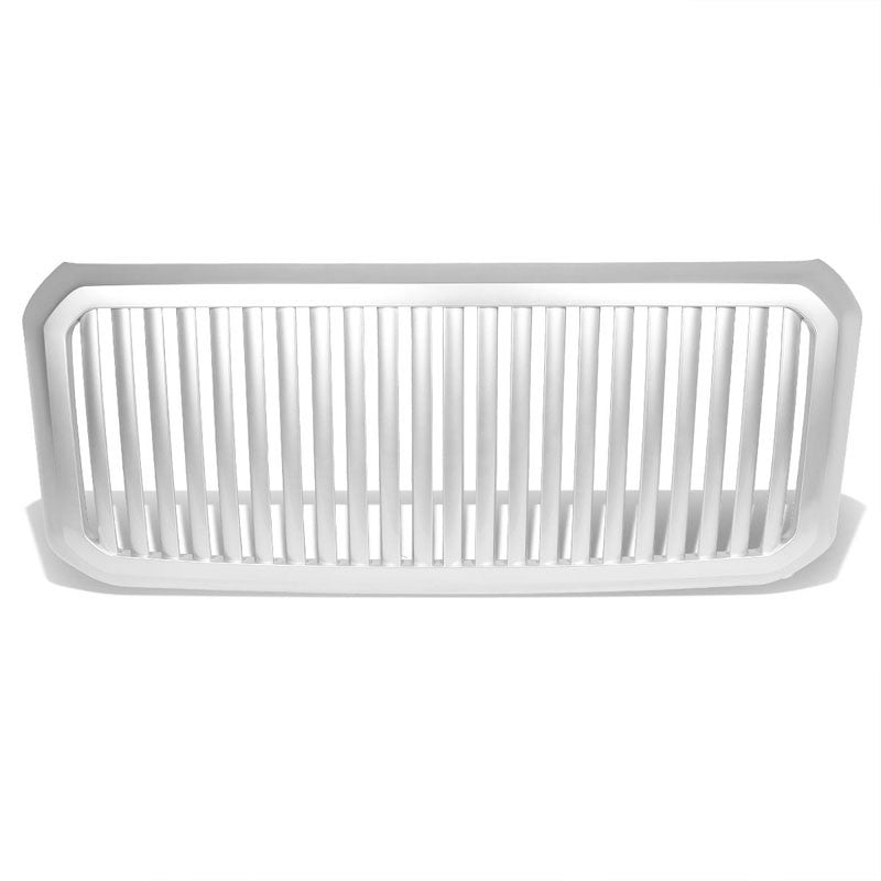 Silver Vertical Style Replacement Front Grille For 11-16 Ford F-350 Super Duty-Exterior-BuildFastCar