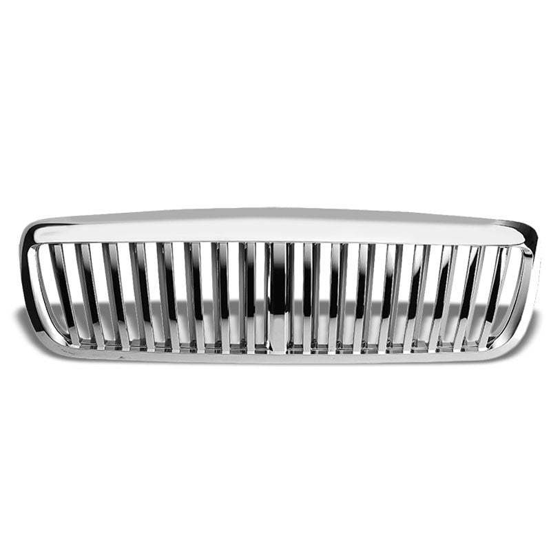 Chrome Vertical Style Front Grille For Ford 98-11 Crown Victoria 4.6L V8 Sedan-Exterior-BuildFastCar