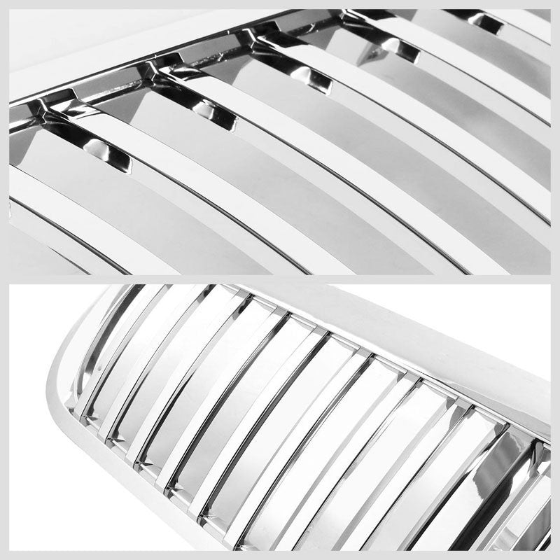 Chrome Vertical Style Front Grille For Ford 98-11 Crown Victoria 4.6L V8 Sedan-Exterior-BuildFastCar