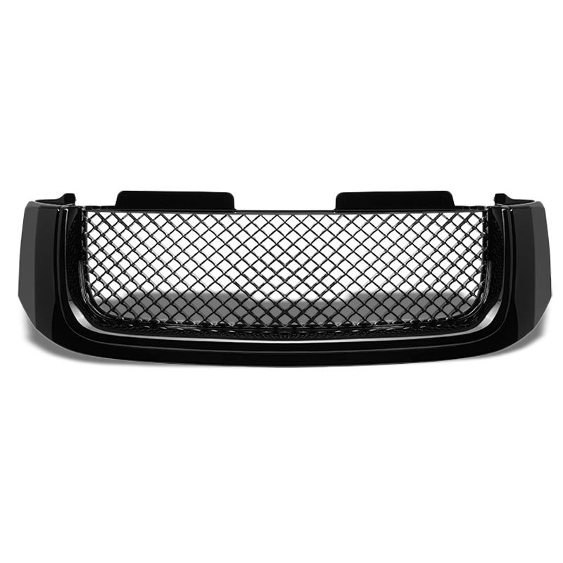 Black Diamond Mesh Style Replacement Front Grille For GMC 02-09 Envoy/XL/XUV-Exterior-BuildFastCar