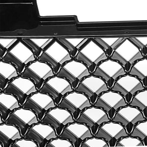 Black Diamond Mesh Style Replacement Front Grille For GMC 02-09 Envoy/XL/XUV-Exterior-BuildFastCar