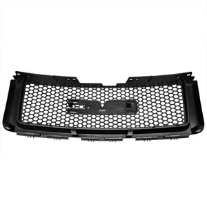 Black Circle Mesh Style Replacement Grille For 07-13 Sierra 1500 GMT900 V6/V8-Exterior-BuildFastCar