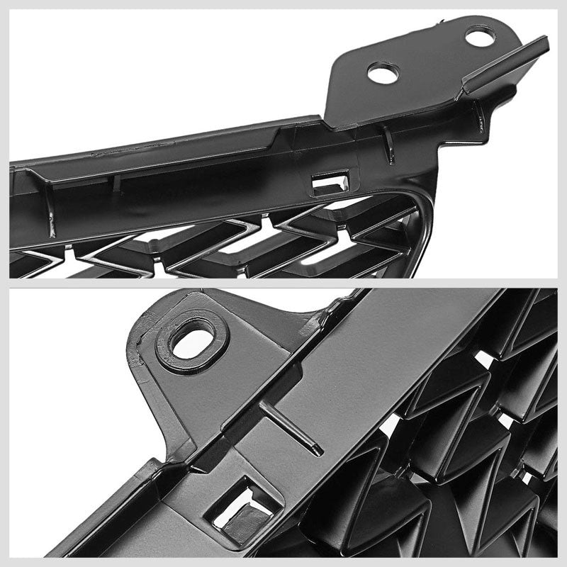 Black Diamond Mesh Style Replacement Front Grille For 06-08 IS250 XE20 2.5L V6-Exterior-BuildFastCar